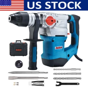 1-1/4 Inch SDS-Plus 13 Amp Heavy Duty Rotary Hammer Drill Electric Drill Bits US - Picture 1 of 7