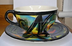 Stage Artware Auckland New Zealand Cappuccinotasse und Untertasse - Bild 1 von 7