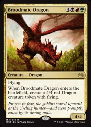 Broodmate Dragon ~ Lightly Played Modern Masters 2017 MTG Magic UltimateMTG Mult - Image 1 of 1