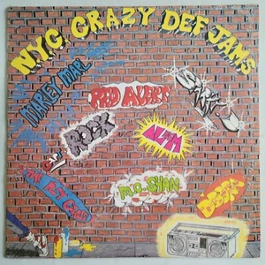 1986 - VARIOUS - N.Y.C. CRAZY DEF JAMS LP - NIA RECORDS OG MARLEY MARL RED ALERT - Picture 1 of 4