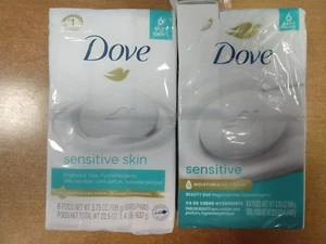 2-6 Packs: Dove Sensitive Skin Moisturizing Bars  - E5E - Picture 1 of 5