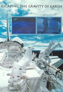 Miniholograma Escaping Gravity of Earth EE. UU. MNH 2000 (50016A) - Imagen 1 de 1