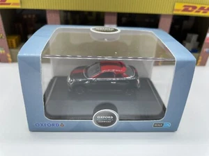 Oxford Diecast 76MC002 Mini Coupe Midnight Black/Red OO Gauge 1:76 Scale - Picture 1 of 11