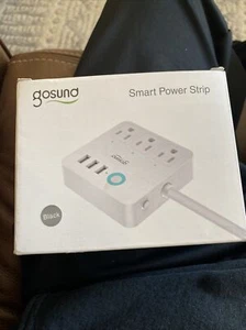 Gosund Smart Power Strip Plug 3 USB 3 Charging Port Work With Alexa Google Home - Picture 1 of 4