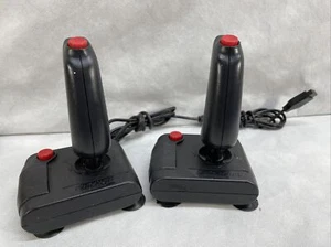 2 Nice Used Vintage Quick Shot Spectra Joystick 318-101 Commodore Atari 1982 9/3 - Picture 1 of 12