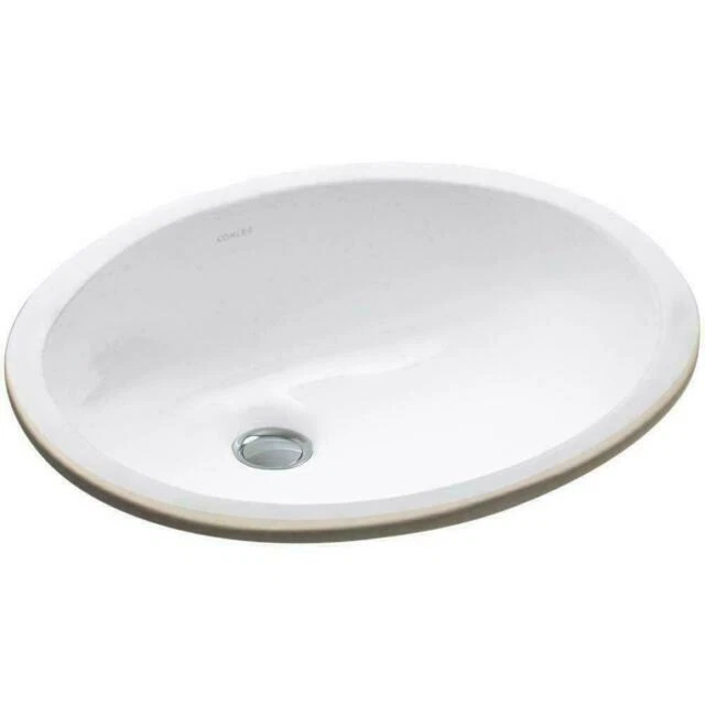 Kohler Caxton Undermount Bathroom Sink - White (K-2209-0)