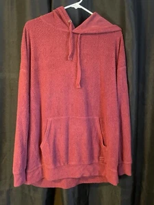 Billabong Sherpa Fleece faux fur soft cozy hoodie, sz Large - Picture 1 of 4