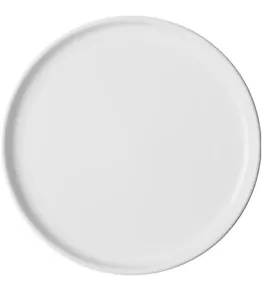 Keramik Kuchenplatte Western Style 10"" Zoll - weiß - Bild 1 von 6