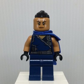 LEGO Marvel Thor Ragnarok sh407 Valkyrie Dark Blue Suit Minifigure from 76084