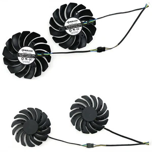 Ventilateur de refroidissement PLD09210S12HH pour ventilateur carte graphique MSI Radeon RX 5700XT 5700 EVOKE - Photo 1/5