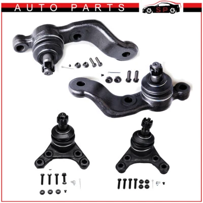 Se adapta a Toyota Tacoma 1995-2004 2x2 4 piezas suspensión delantera superior inferior rótula Foto 1 de 4