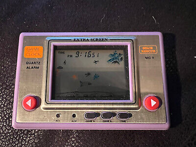 Vintage TRONICA Space Rescue MG-9 Handheld LCD Game 1982 Space Shuttle