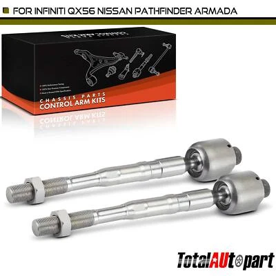 2x Extremo de varilla de amarre para Nissan Armada Pathfinder TITAN INFINITI QX56 QX80 interior delantero Foto 1 de 4