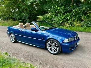 BMW E46 330CI MANUAL 3 SERIES CONVERTIBLE 330 PETROL BLUE - Picture 1 of 14