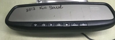 2010 2011 2012 KIA SOUL HOMELINK RETROVISOR RETROVISOR COM COMPAS FABRICANTE DE EQUIPAMENTO ORIGINAL - Imagem 1 de 4