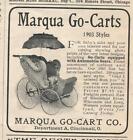 Magazine Ad - 1903 - Marqua Go-Cart Co., Cincinnati, OH
