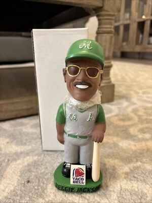 Reggie Jackson Modesto A's 2002 SGA NUEVO EN CAJA Nuevo Bobblehead Oakland Athletics Foto 1 de 2