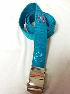 Kids/Teen Canvas Web Toddler Girls Boys Belts Peace signs one size fits all - Picture 1 of 11