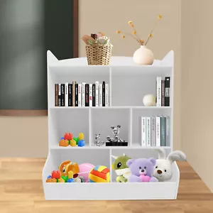 Kinder Bücherregal Standregal Kinderregal für Kinder Spielzeug-Organizer - Bild 1 von 15