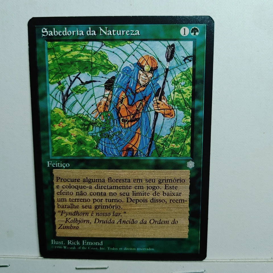 NATURE'S LORE (PORTUGUESE) --- MTG -- ICE AGE  ---  NM - Image 1 of 1