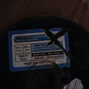 Pro Trace HF-CCS 744130232 10 AWG Solid High Flex Open Trench Blue Wire /500ft - Bild 1 von 3