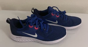 NIKE LEGEND REACT (GS) Youth Blue/White Sneaker Walking Running Shoes Size 6Y - Picture 1 of 7