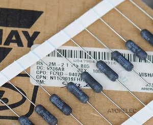 2-10pcs VISHAY DALE 3W Wirewound Metal Resistors Hi-Fi Audio 0.5ohm-10K 1% 5% - Picture 1 of 3