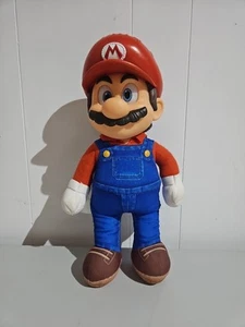 Nintendo The Super Mario Bros. Movie Mario Poseable Plush Hard Head 38cm - Picture 1 of 7