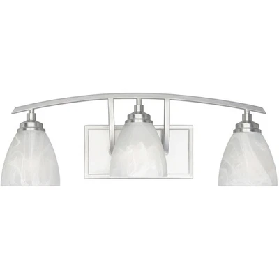 Tocador de baño Designers Fountain 82903-SP Tackwood platino satinado claro Foto 1 de 2