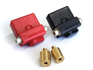Ultimate Battery Terminal v2 Pair- Positive and Negative with OEM Top Post Ad... - Picture 1 of 4