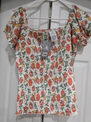 Disney Vault collection 50 Оранжевая Птица Смокинг Топ Размер L  - Изображение 1 из 4