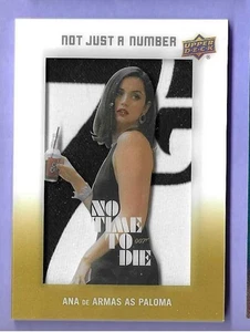 Upper Deck James Bond No Time to Die "NOT JUST A NUMBER"NJV-1 GOLD Ana de Armas - Picture 1 of 2