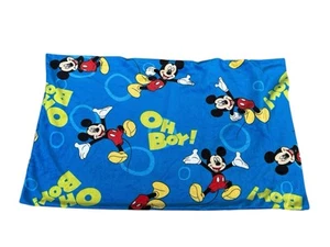 Mickey Mouse Oh Boy Fleece Standard Pillow Case - Picture 1 of 2