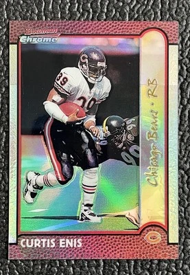 🔥CURTIS ENIS 1998 BOWMAN CHROME GOLD REFRACTOR #'D /25! SSP!🔥BEARS! READ! - Image 1 of 4
