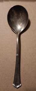 Antico cucchiaio da zuppa in argento sterling lungo 7" 36,8544 grammi. 1,3 once - Foto 1 di 5