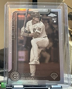2025 Topps Chrome - Matt Shaw #219 Sepia Refractor (RC) - Bild 1 von 1