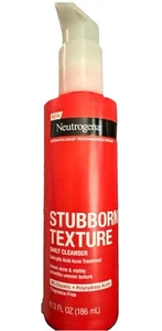 Neutrogena Stubborn Texture Acne Daily Cleanser 4% Glycolic 6.3 fl oz Exp 05/25 - Picture 1 of 4