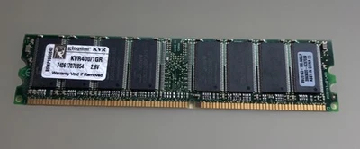 Kingston KVR400/1GR 740617078954 1GB DIMM Memory for PC - Image 1 of 2