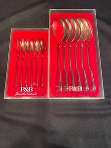 Robbe & Berking, Besteck Spaten, 150 g massiv versilbert, gebraucht, 24 teilig - Bild 1 von 8