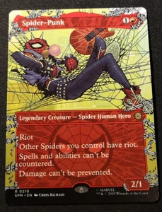 Spider-Punk - Borderless - SPM - MTG - EN - NM - 0210 - Picture 1 of 1