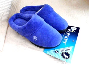 Isotoner Indoor/OutDoor Slippers Lavender LG Sz 8.5-9M Mem Foam NEW - Picture 1 of 4