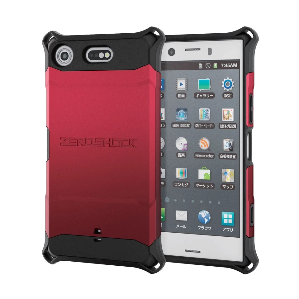 Funda Compacta ELECOM Xperia XZ1 SO-02K (docomo) ZEROSHOCK Estándar Foto 1 de 4