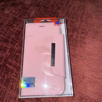 iPhone XR Wallet Cover Case By Mypat In Light Pink - Image 1 of 4