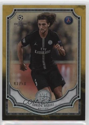 Colección Museo Topps 2018-19 UCL Oro/50 Adrien Rabiot #30 Foto 1 de 2