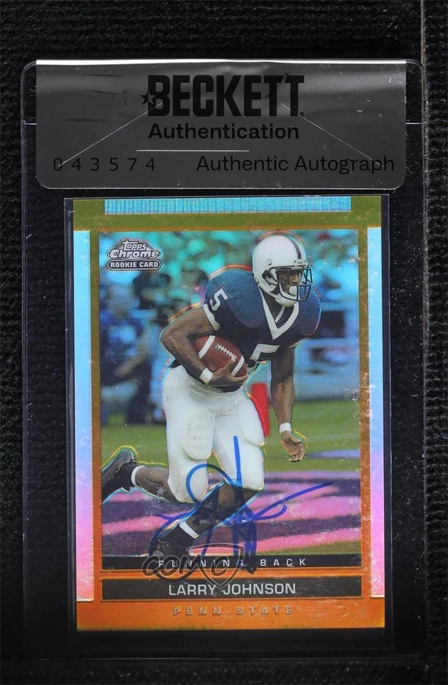 BAS 2003 Draft Picks & Prospects Chrome Gold Refractor Larry Johnson Rookie RC - Image 1 of 2