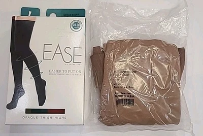 Therafirm Ease 20-30 Compression Opaque Thigh High Medium Short Sand Color - Image 1 of 4