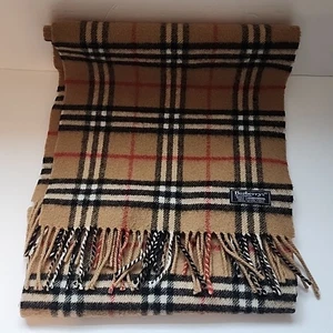 Burberrys Of London Schal Vintage 100% Lammwolle Schal 70” X 12” Nova Check OG - Bild 1 von 10