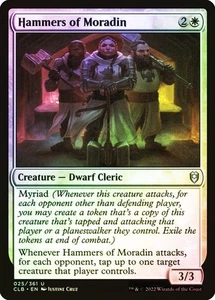 Hammers of Moradin FOIL - 025/361 - Uncommon - Commander Legends CLB MTG - Picture 1 of 1