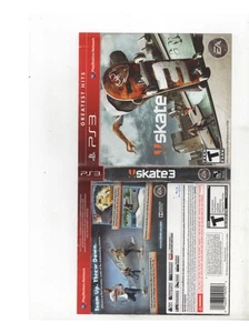 Skate 3 PS3 Artwork Only Authentic - Picture 1 of 1