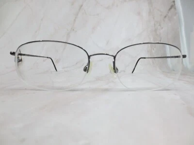 Stetson Zyloware 058 Eyeglasses Frame Men's Silver Metal Half Rim Rectangular - Image 1 of 4